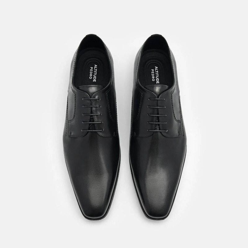 Sepatu Derby Kulit Ringan Altitude - Black